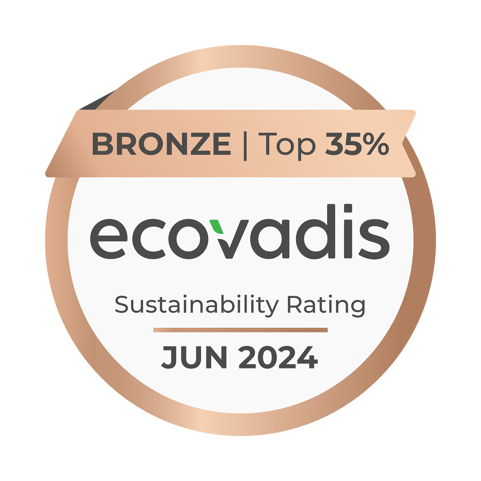 EcoVadis Bronze Certification